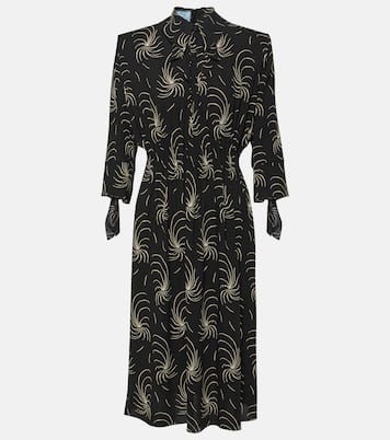 Bedrucktes Hemdblusenkleid | Prada