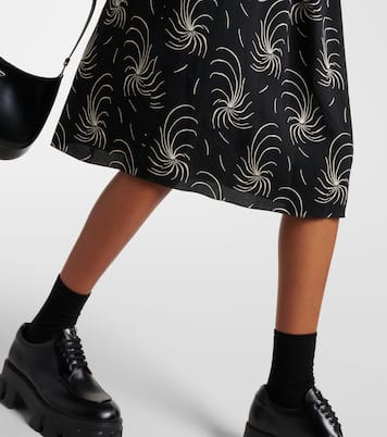 Bedrucktes Hemdblusenkleid | Prada