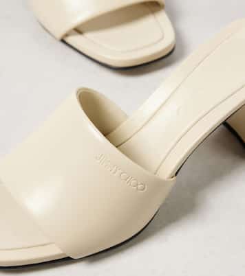Pantoletten Lena 70 aus Leder | Jimmy Choo