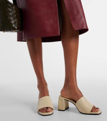Pantoletten Lena 70 aus Leder | Jimmy Choo