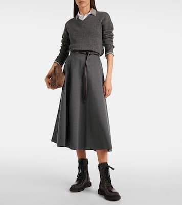 Schnürstiefel Monili aus Leder | Brunello Cucinelli