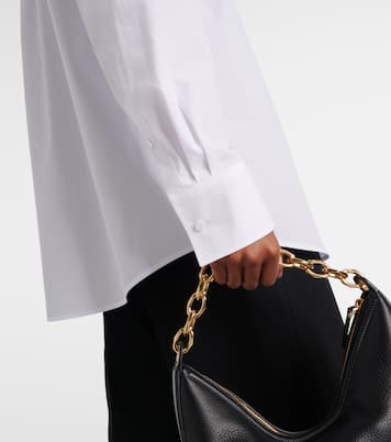 VGold cotton poplin top | Valentino
