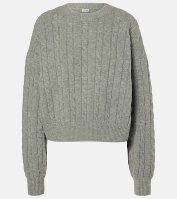Pullover in lana a trecce | Loewe