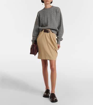Pullover in lana a trecce | Loewe