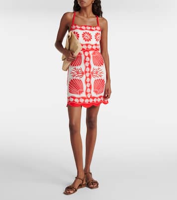 Minikleid Ainika Shell aus Leinen | Farm Rio