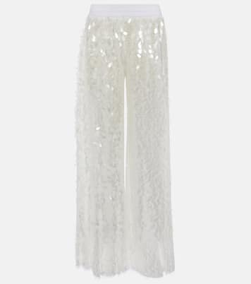 Weite Hose mit Pailletten | Norma Kamali