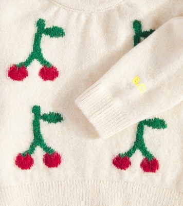 Baby Pullover Cherry aus Jacquard-Strick | Bobo Choses