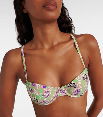 Top bikini con stampa floreale | Tory Burch