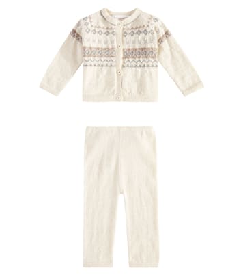 Bebé - set de cárdigan y pantalones Grifin de alpaca | Bonpoint