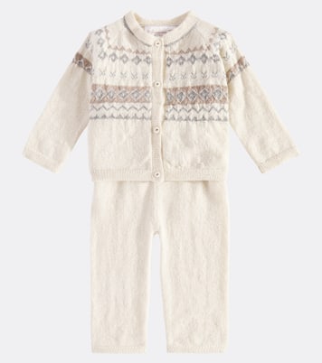Bebé - set de cárdigan y pantalones Grifin de alpaca | Bonpoint