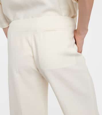 Pantaloni regular Foulard in lana e seta | The Row
