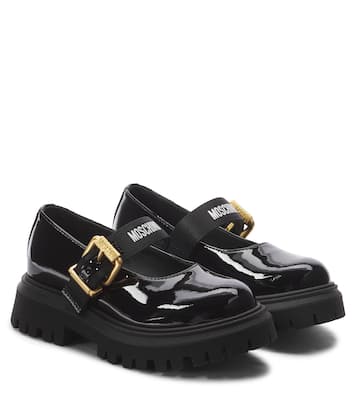 Patent leather Mary Jane flats | Moschino Kids