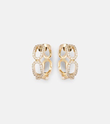 Boucles d'oreilles Link en or 18 ct et diamants | Bucherer Fine Jewellery