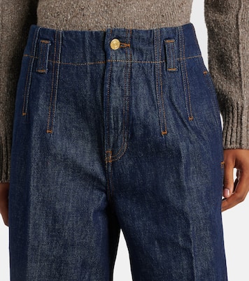 High-rise wide-leg jeans | Frame