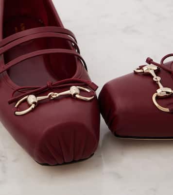 Ballerine Horsebit in pelle | Gucci