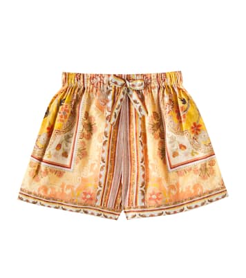 Bedruckte Shorts Wylie aus Baumwolle | Zimmermann Kids