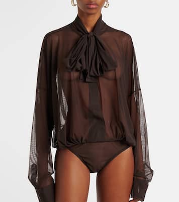 Body aus Mesh | Norma Kamali