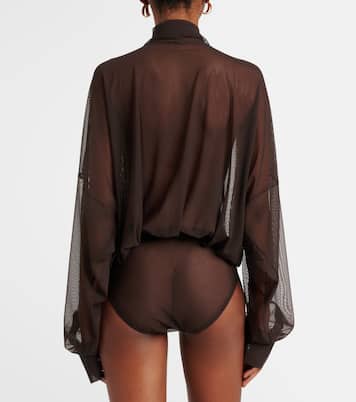 Body aus Mesh | Norma Kamali
