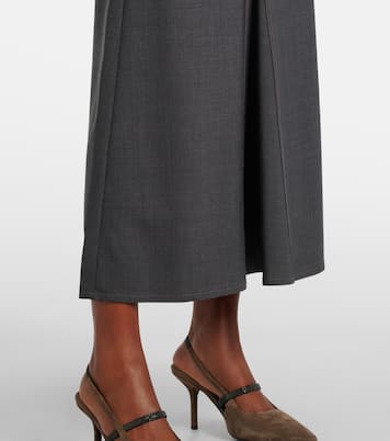 Wool-blend midi skirt | Brunello Cucinelli