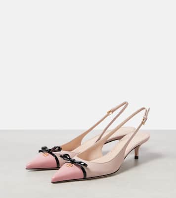 Pumps slingback Bepointy 45 in pelle | Valentino Garavani