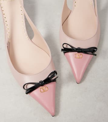 Pumps slingback Bepointy 45 in pelle | Valentino Garavani