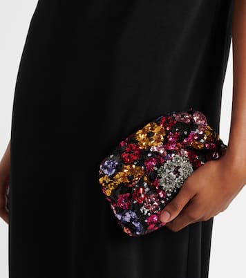 Efflorescence sequined clutch | Roger Vivier
