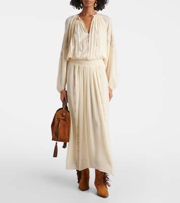 Abito lungo Odilia in seta | Isabel Marant