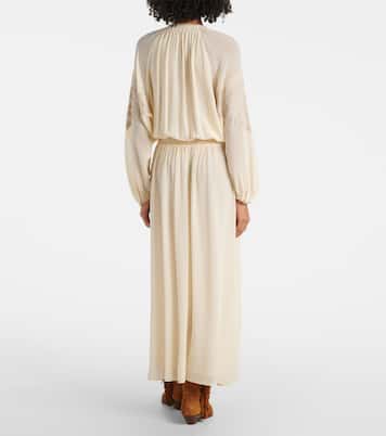 Abito lungo Odilia in seta | Isabel Marant