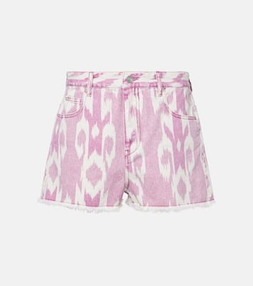Shorts Lesia de denim bordados | Marant Etoile