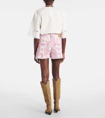 Shorts Lesia de denim bordados | Marant Etoile