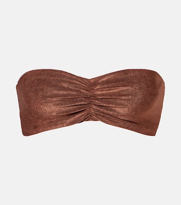 Terry bandeau bikini top | Jade Swim