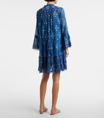 Printed cotton minidress | Juliet Dunn