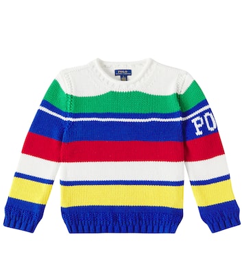 Pullover stile polo in cotone a righe | Polo Ralph Lauren Kids