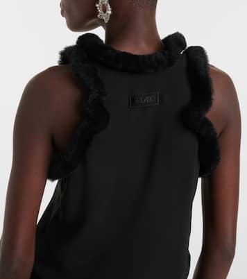 Midikleid mit Faux Fur | The Attico