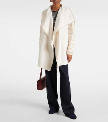 Mantella imbottita in feltro di misto lana | Moncler