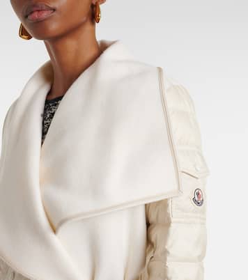 Mantella imbottita in feltro di misto lana | Moncler