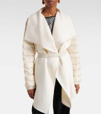 Mantella imbottita in feltro di misto lana | Moncler