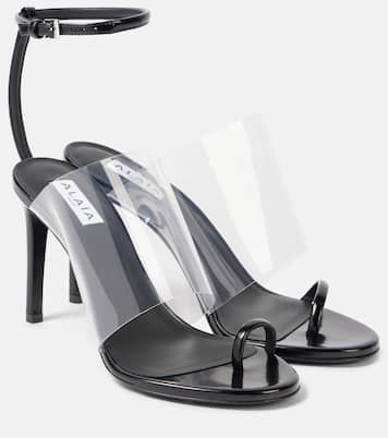 Sandali Plexi 90 in pelle e PU | Alaïa