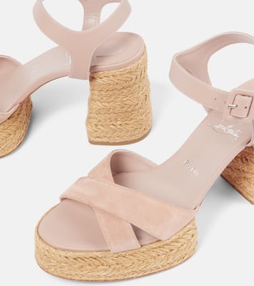 Calakala leather espadrille sandals | Christian Louboutin