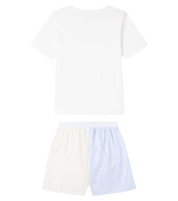 Etin printed cotton pajama set | Bonpoint