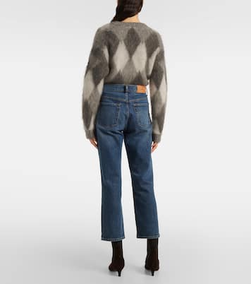 Jeans regular Logan Stovepipe a vita alta | 7 For All Mankind