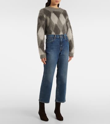 Jeans regular Logan Stovepipe a vita alta | 7 For All Mankind