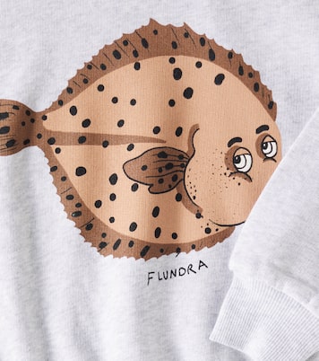 Felpa in jersey di cotone con stampa | Mini Rodini