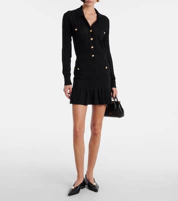 Cotton and cashmere miniskirt | Alessandra Rich