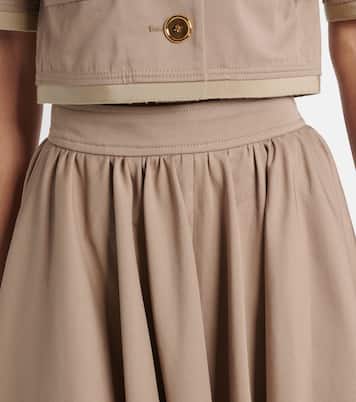 Jupe midi en coton | Patou