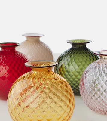 Vaso Monofiori Balloton in vetro di Murano | Venini