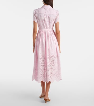 Midikleid aus Baumwolle | Self-Portrait