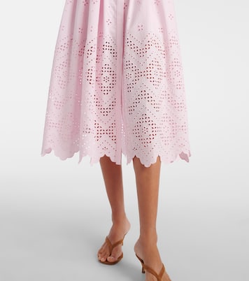 Midikleid aus Baumwolle | Self-Portrait