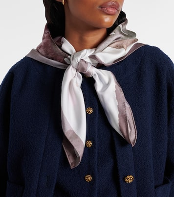 Foulard in seta con stampa | Loro Piana