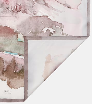 Foulard in seta con stampa | Loro Piana